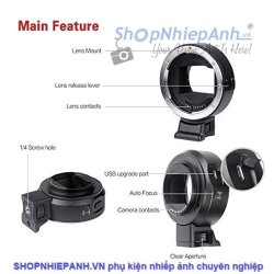 thumbnail Mount Viltrox EF-NEX IV AF (canon ef-sony E mount) - 5