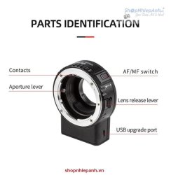 thumbnail Mount Viltrox NF-M1 for M4/3 Nikon F auto focus - 6