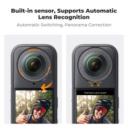 thumbnail nắp bảo vệ cường lực chống trầy cho lens Insta360 X5 hiệu K&F concept KF31.185 - 2