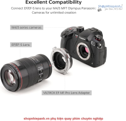thumbnail Mount VILTROX EF-M1 Pro Auto Focus Lens Adapter - 0