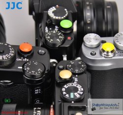 thumbnail Nút bấm kim loại cao cấp JJC SRB series xanh lá - 1