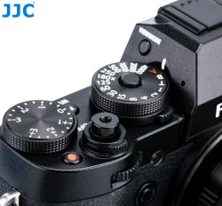 thumbnail Nút dán shutter button Kim Loại JJC có ren (đen) - 0