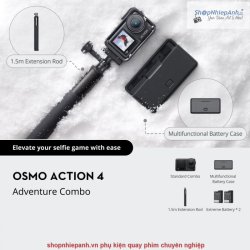thumbnail DJI Osmo Action 4 Adventure Combo - 3
