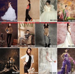 thumbnail Phông loang art hand paint MJ series - 3