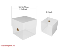 thumbnail Photographic square crystal pha lê hiệu ứng - 2