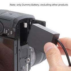 thumbnail pin ảo D-TAP DMW-BLC12 Kingma Dummy Battery for Panasonic lumix G6 G7 GX8 FZ100 FZ3000 - 1