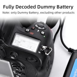 thumbnail pin ảo D-TAP DMW-BLC12 Kingma Dummy Battery for Panasonic lumix G6 G7 GX8 FZ100 FZ3000 - 2