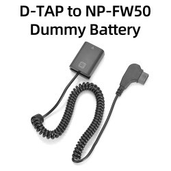 thumbnail pin ảo D-TAP NP-FW50 Kingma Dummy Battery for Sony A6xxx A5xxx A7II A7SII A7RII A7