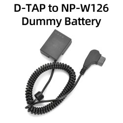 thumbnail pin ảo D-TAP NP-W126 Kingma Dummy Battery for FUJI X-PRO2, X-H1, X-T2, X-T3, X-T10...