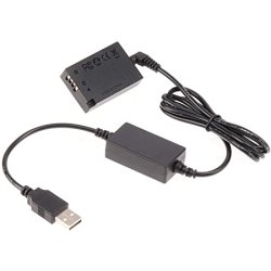 thumbnail Pin ảo Dummy Canon LP-E12 E15 E17 nguồn USB (type B)