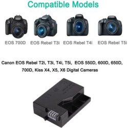 thumbnail Pin ảo Dummy Canon LP-E8 nguồn USB - 3