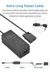 thumbnail Pin ảo Dummy Nikon EN-EL14 Kingma nguồn điện 220v - 3