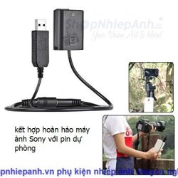 thumbnail Pin ảo FW50 dummy nguồn USB (dùng sạc dự phòng và nguồn trực tiếp) - 1