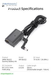 thumbnail Pin ảo Kingma DR-ENEL3E for Nikon EN-EL3e nguồn điện 220v - 1