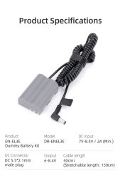 thumbnail Pin ảo Kingma DR-ENEL3E for Nikon EN-EL3e nguồn F970 (Sony F series) - 2