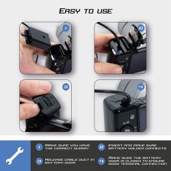 thumbnail Pin ảo Kingma TC-NPFW50 Dummy battery for Sony NP-FW50 nguồn usb type C - 2