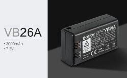 thumbnail Pin Godox VB26B Cho Flash Godox V1 V860III chính hãng - 2