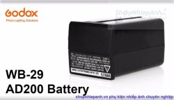 thumbnail Pin Godox WB29 cho đèn Godox AD200 AD200Pro