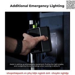 thumbnail Pin K&F concept mini V Mount 99Wh 6700mAh 14.8V 100W 6 cổng kết nối Dtap DC USB type C LCD thông minh(KF28.0024V1) - 4