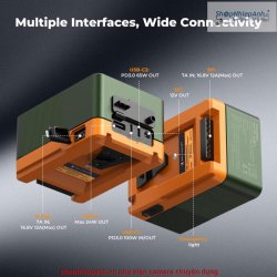 thumbnail Pin K&F concept mini V Mount 99Wh 6700mAh 14.8V 100W 6 cổng kết nối Dtap DC USB type C LCD thông minh(KF28.0024V2) - 1