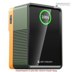 thumbnail Pin K&F concept mini V Mount 99Wh 6700mAh 14.8V 100W 6 cổng kết nối Dtap DC USB type C LCD thông minh(KF28.0024V2)