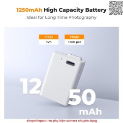 thumbnail Pin K&F concept Nikon EN-EL25 sạc trực tiếp type C fast charging for Nikon Z30 Z50 ZFC - 1