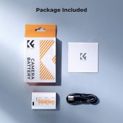thumbnail Pin K&F concept Panasonic DMW-BLK22 2520mah sạc trực tiếp type C for BLK22 BLF19 lumix S5 S5ii S5k S1ii G9 G9ii S9 GH5ii GH6 GH7 GH5 GH5S GH4 GH3 - 6