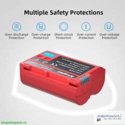 thumbnail Pin Kingma EN-EL15C 2600mah for Nikon EN-EL15 Z5 Z6 Z6II Z7 Z7II D7100 D200 D800 D810 D7000 D750 D7500 D600 D610 - 1