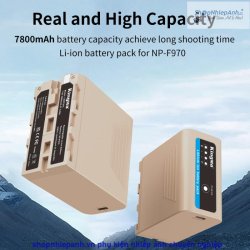 thumbnail Pin Kingma NP-F970 7800mah cổng sạc type C trực tiếp (hỗ trợ sạc nhanh PD Quick charge) - 1