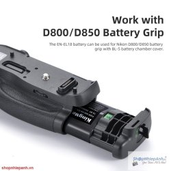 thumbnail Pin Kingma for Nikon EN-EL18D 2600mah for for Nikon Z9 D4 D4S D5 D6 và D800/D800E grip - 2