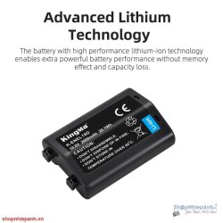 thumbnail Pin Kingma for Nikon EN-EL18D 2600mah for for Nikon Z9 D4 D4S D5 D6 và D800/D800E grip - 1