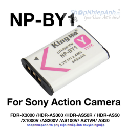 thumbnail Pin Kingma for sony NP-BY1 640 mah