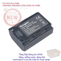 thumbnail Pin Kingma for sony NP-FZ100 2000mah