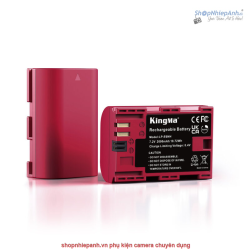 thumbnail Pin Kingma LP-E6NH 2600mah bản mới for Canon LP-E6 E6N E6NH canon EOS R6 R5 R 5DIV 5DIII 5DII 90D 80D 70D 60D