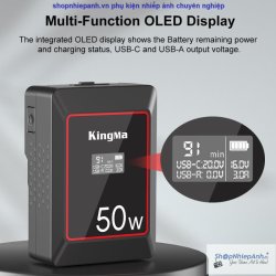 thumbnail Pin Kingma mini V mount KM-VK50 50Wh 3500mah - 3