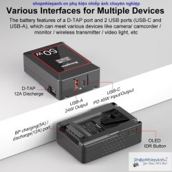 thumbnail Pin Kingma mini V mount KM-VK50 50Wh 3500mah - 4