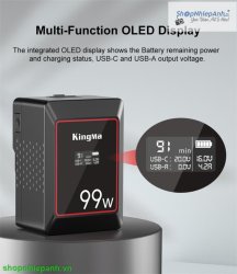 thumbnail Pin Kingma mini V mount KM-VK99 99Wh 6700mah - 2