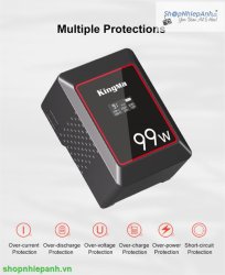 thumbnail Pin Kingma mini V mount KM-VK99 99Wh 6700mah