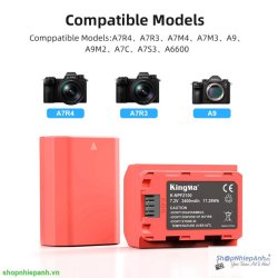 thumbnail Pin Kingma NP-FZ100 2400mah for sony FZ100 A9 A9ii A7iii A7Riii A7Siii A7IV A7V a6600 a6700 - 0
