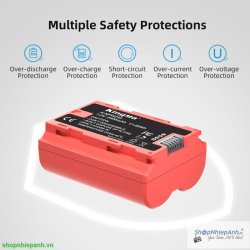 thumbnail Pin Kingma NP-W235 2400mah for Fujifilm X-T4, X-T5, X-H2, X-H2S, X-S20, GFX 50S II, GFX 100S - 1