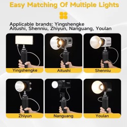 thumbnail Pin rời cầm tay YSKE BC-40H 20000mah tương thích đèn/camera output DC Type-C DTap - 2