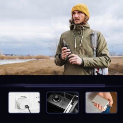 thumbnail Pin rời cầm tay YSKE BC-H40 20000mah tương thích đèn/camera output DC Type-C D-Tap - 3