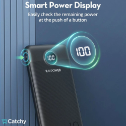 thumbnail Pin sạc dự phòng RAVPower RP-PB1205  20000mah PD QC type C (hàng chính hãng BH 15 tháng) - 6