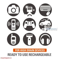 thumbnail Pin sạc Eneloop AA PRO edition thế hệ IV 2550mah chính hãng (phiên bản nội địa Trung) - 3