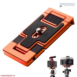 thumbnail Đế đa năng 2in1 K&F concept Magic Plate đế tripod arca swiss và kẹp smartphone (KF31.027)