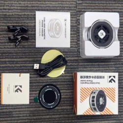 thumbnail Quạt tản nhiệt sò lạnh smartphone 20W nam châm 2 mặt magsafe magnetic rgb K&F concept (kF15.0033) - 9