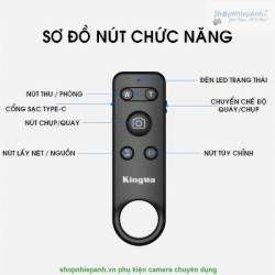 thumbnail Remote Kingma KM-RC01 for Canon Nikon Sony - 2