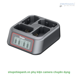 thumbnail Sạc Kingma 4-Bay fast charger for Canon LP-E6 E6N E6NH E6P - 0