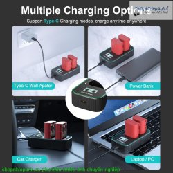 thumbnail Sạc Kingma 9V 2A PD3.0 BM058Q quick charger for canon LP-E6 E6N E6NH - 5