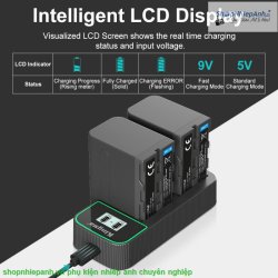 thumbnail Sạc Kingma 9V 2A PD3.0 BM058Q quick charger for sony F970 F770 F750 F570 F550 - 3